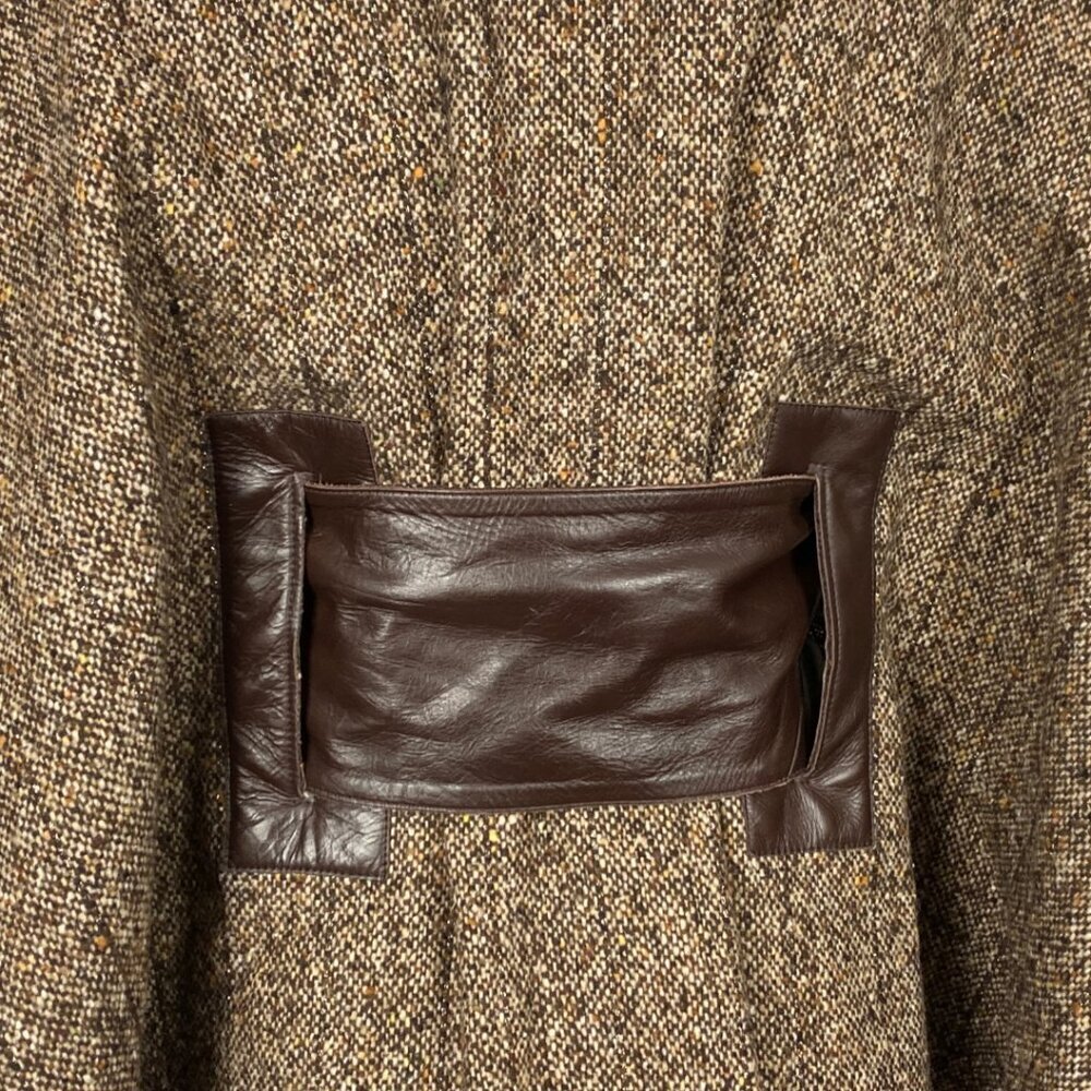 Mackage wool leather poncho cape - Picture 8 of 11